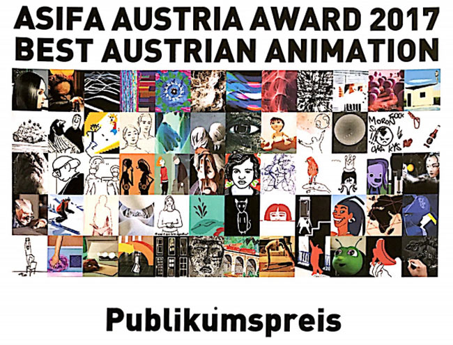 Muzak & Riha Best Austrian Animation Publikumspreis 2018 Der Mann mit den Bunten Ballon Karoline Riha